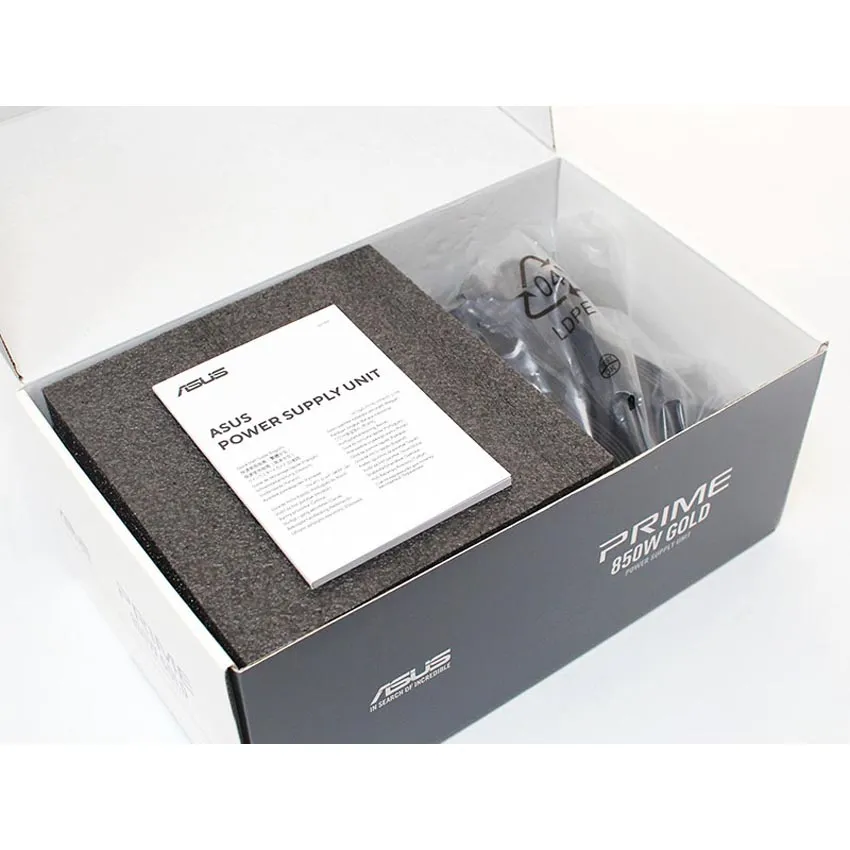 Nguồn Asus AP-850G (80PlusGOLD/ATX 3.0/PCIe Gen 5.0 /Full Modular/Màu Trắng)